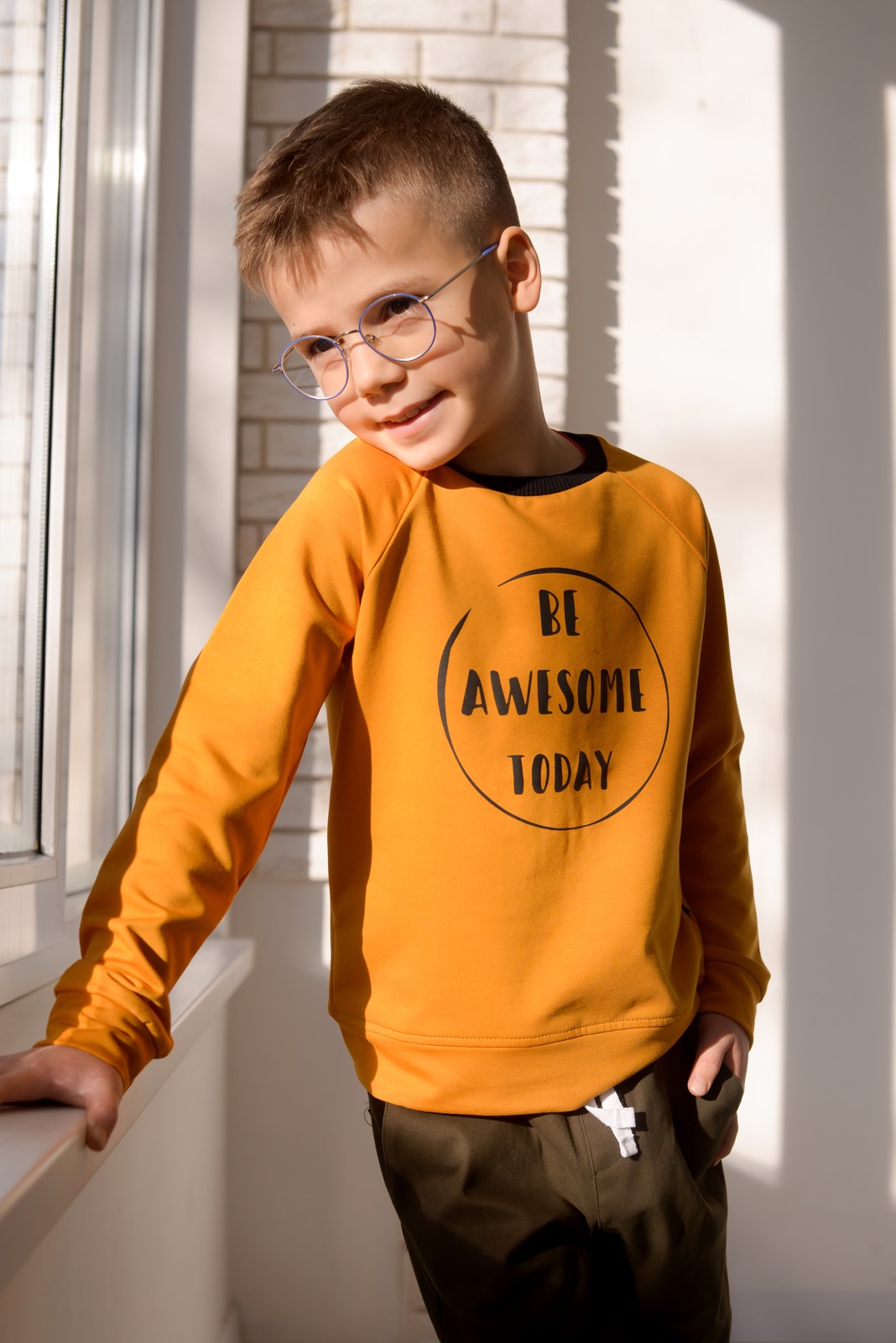 

Світшот Hart Be awesome today 98 Гірчиця 185768