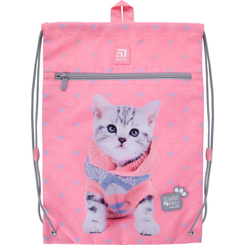 

Сумка для обуви с карманом Kite Studio Pets 46x33 см Розовая (47868)