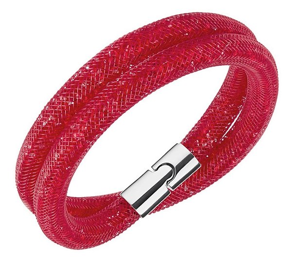 

Swarovski Браслет женский Stardust Red Double Bracelet (S: 38 cm)