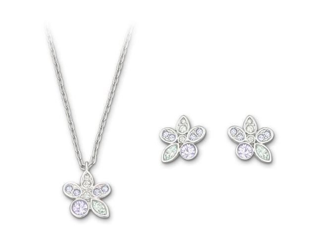 

Swarovski Набор цепочка с подвеской и серьги Tuberose Set