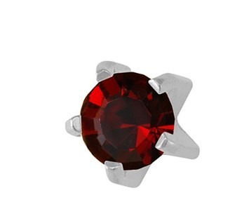 

Серьги-иглы Studex для прокола ушей крапан R101W гранат 3мм