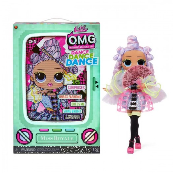 

Игровой набор с куклой L.O.L. SURPRISE! серии "O.M.G. Dance" – МИСС РОЯЛ N