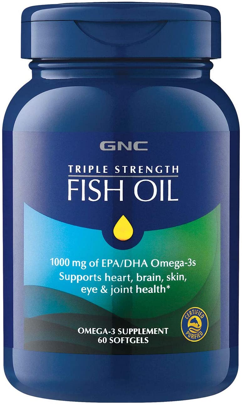 

Специальный продукт GNC Triple Strength Fish Oil 60 капсул (4384303392)