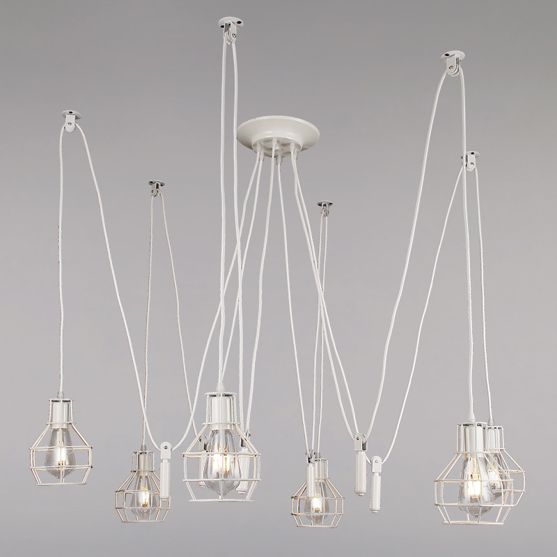 

Люстра подвесная Light House LS-13978/6 WH белая
