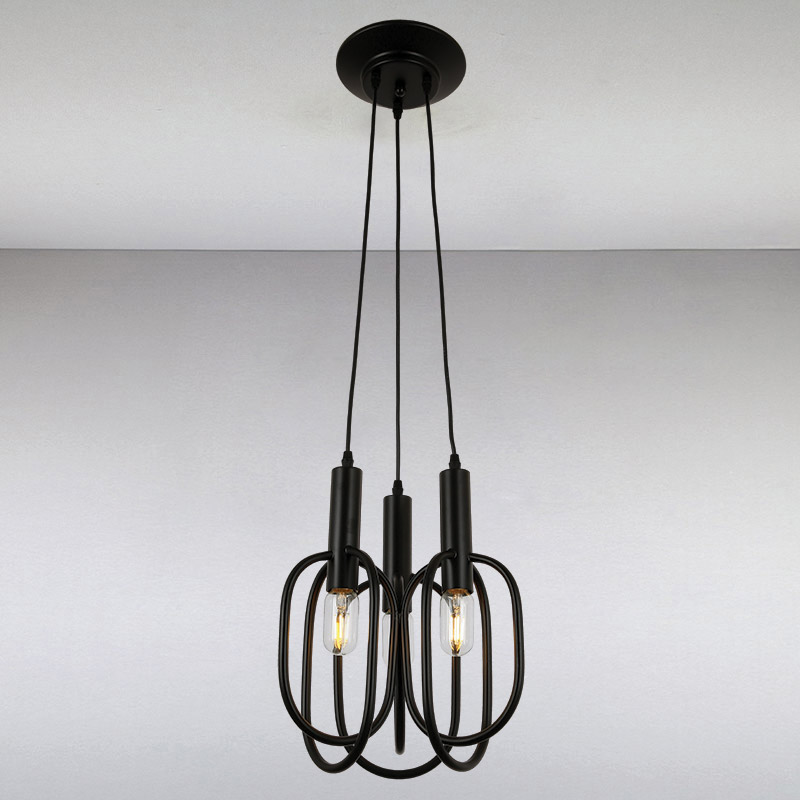 

Люстра подвесная Light House LS-13922/3 BK черная