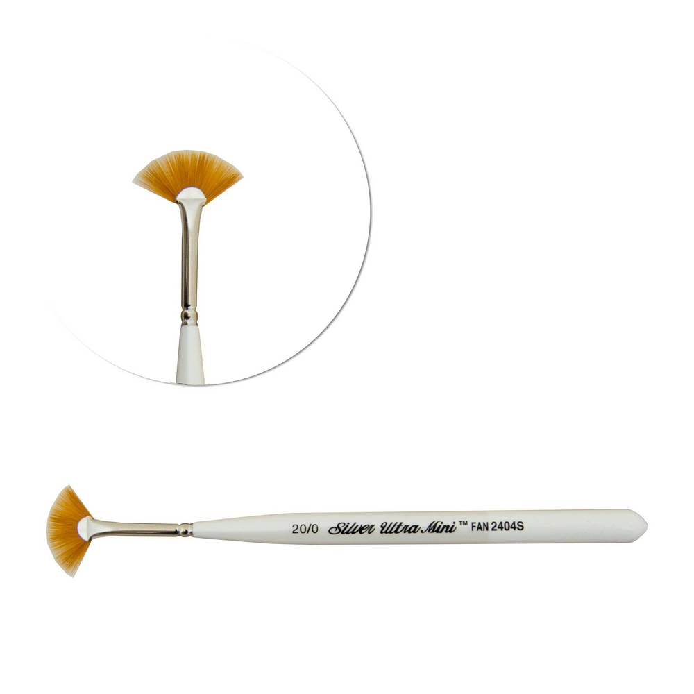

Кисть Silver Brush Ultra Mini 2404S № 20/0 веерная