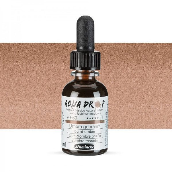 

Жидкая акварельная краска Schmincke AQUA DROP 30 мл, burnt umber