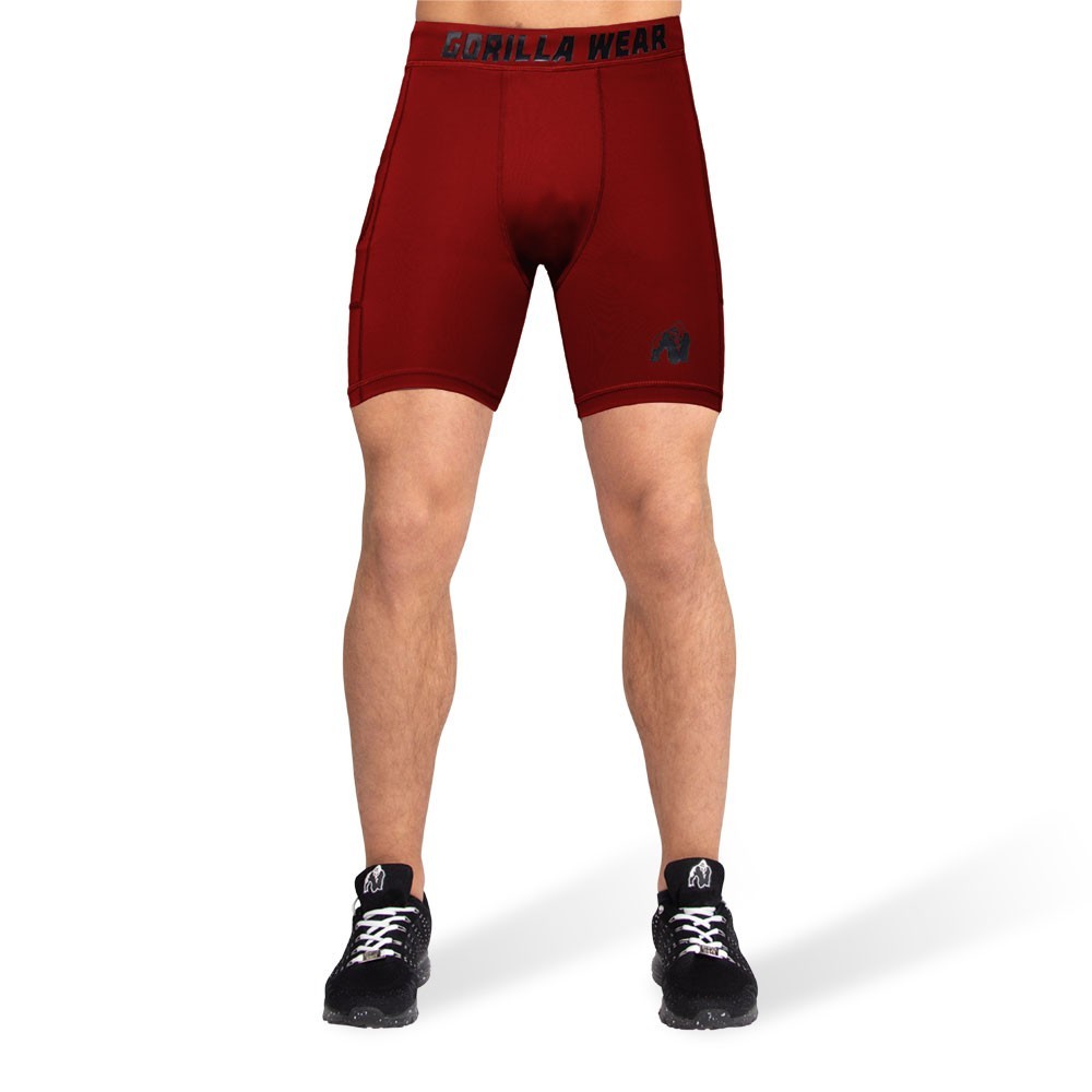 

Шорты Gorilla Wear Smart Shorts  Бордовые, Шорты Gorilla Wear Smart Shorts 4XL Бордовые