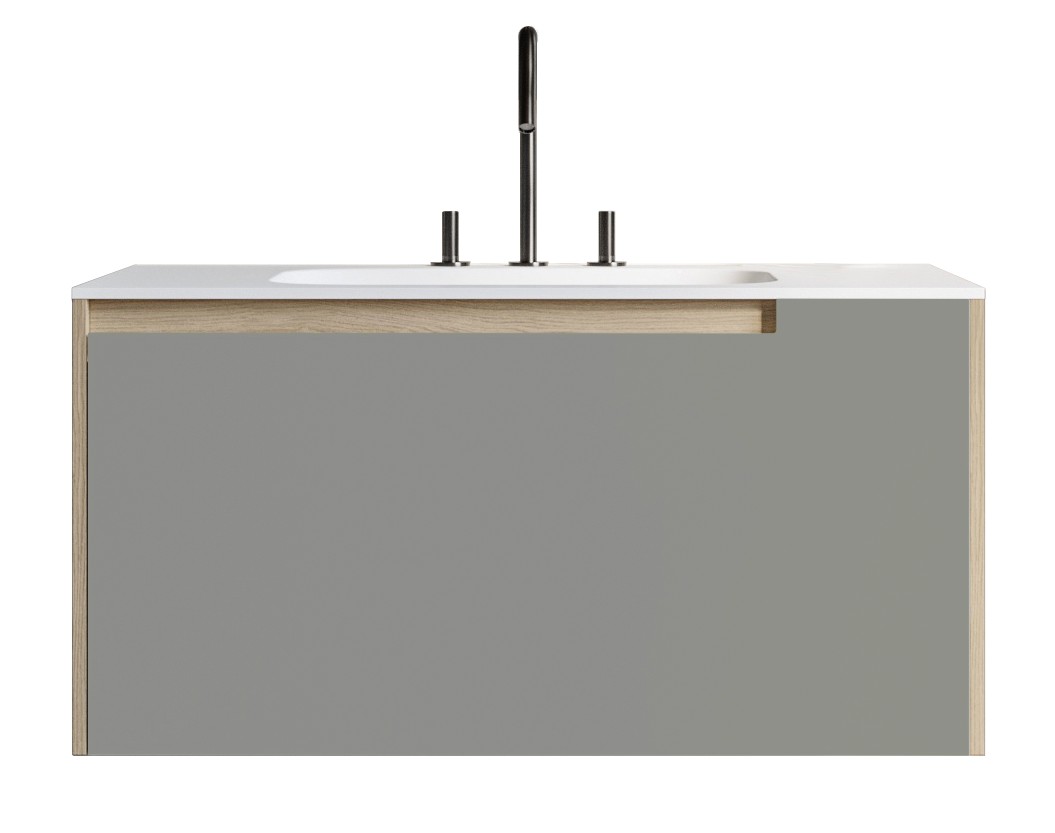 

Тумба подвесная INSTYLE Gio с раковиной 80х54х51,2 см Светлый-Серый/Caracalla Naturale G5080F59K03T90R01T