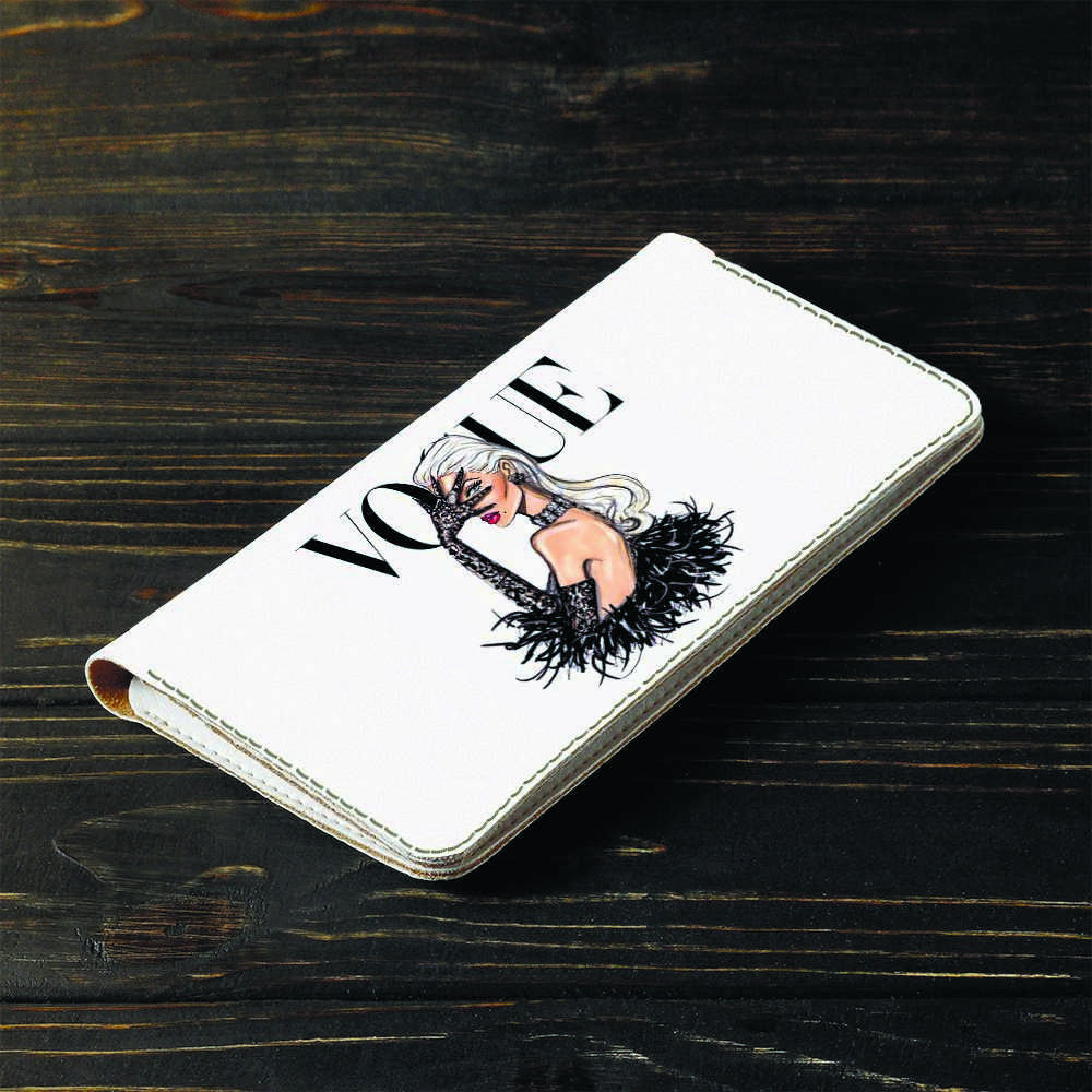 

Портмоне Fisher Gifts Duo 162 Девушка VOGUE 14 экокожа