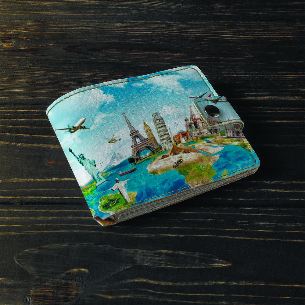 

Кошелёк Fisher Gifts Uno 558 Планета мечты экокожа
