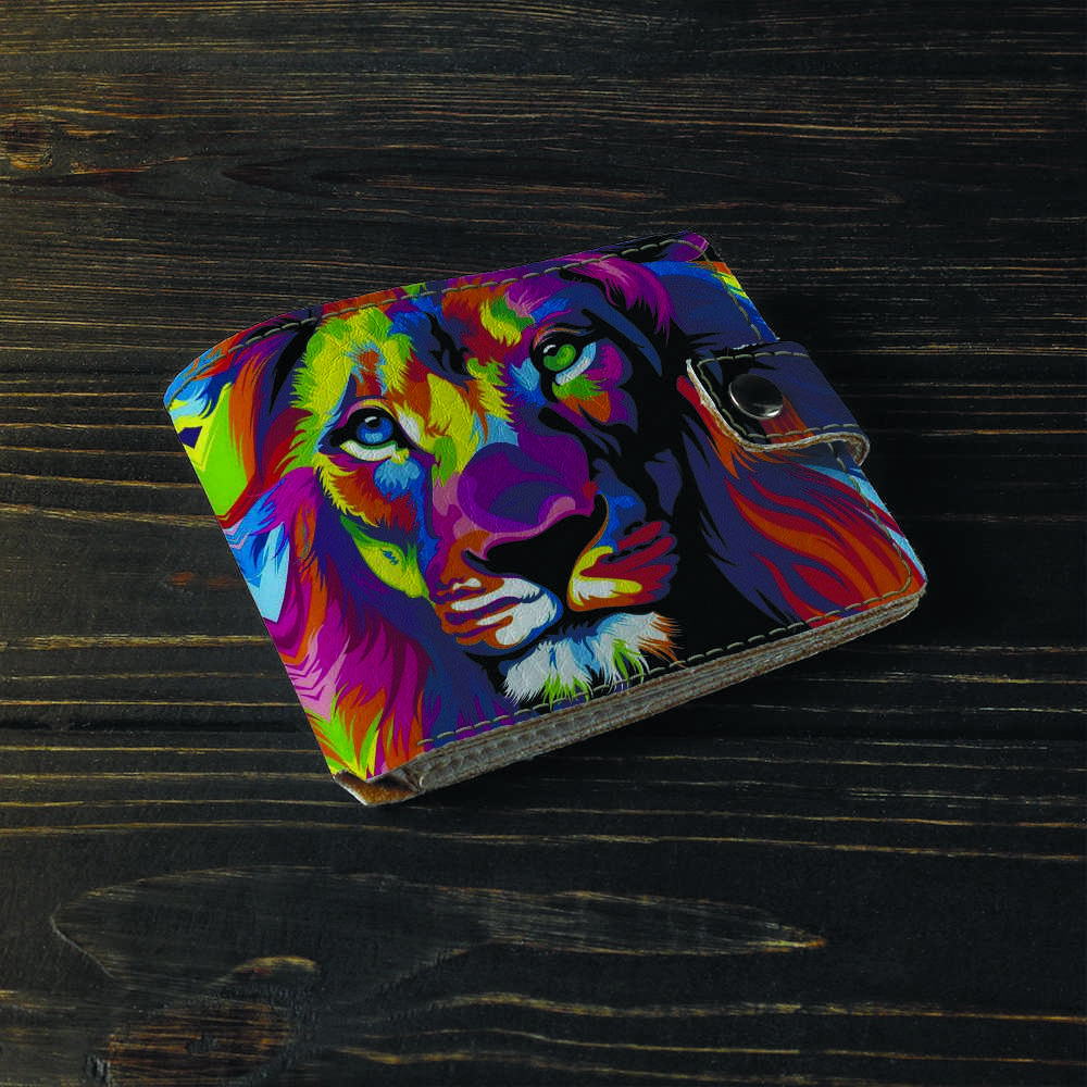 

Кошелёк Fisher Gifts Uno 15 Цветной лев экокожа