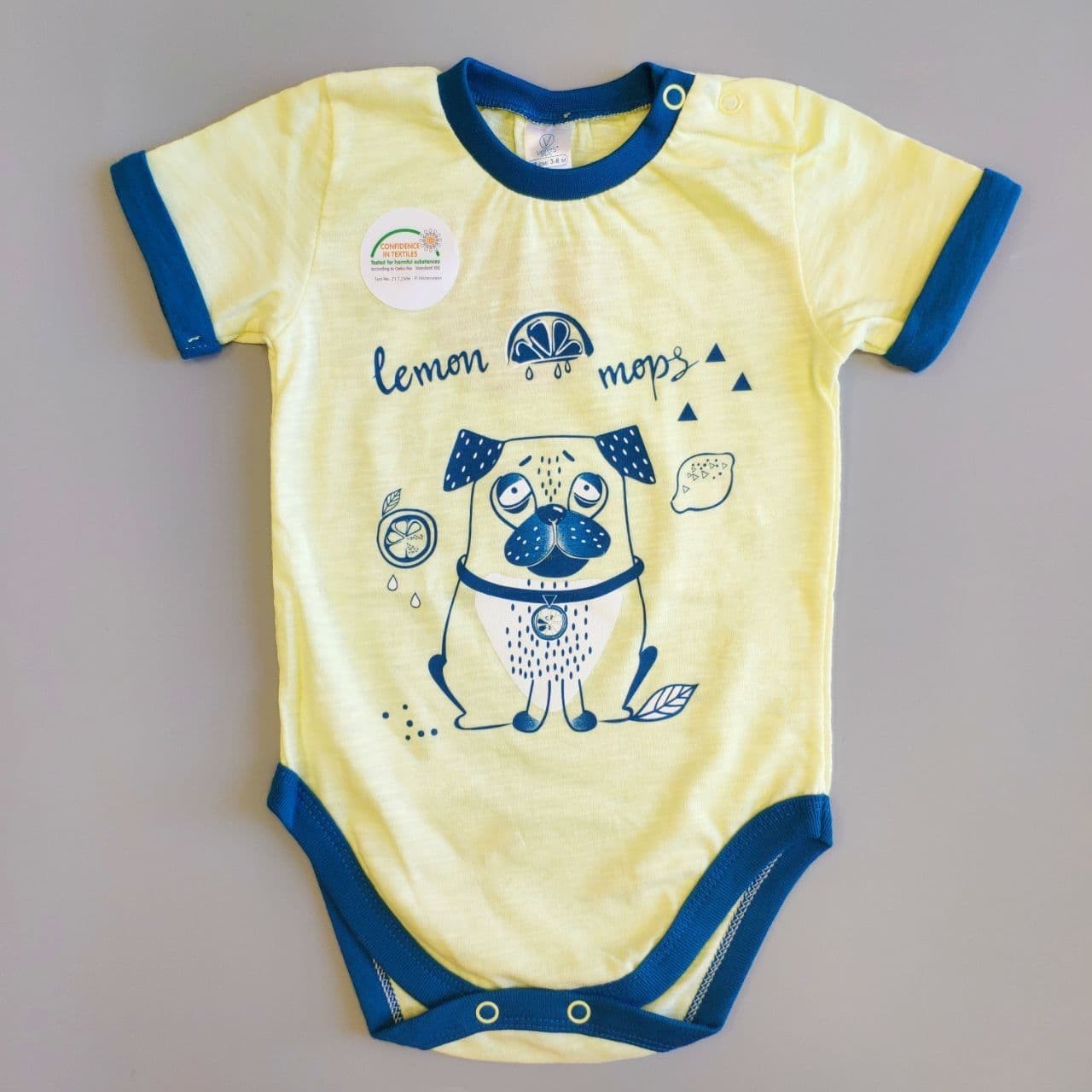 

Боди-футболка Veres Lemon Doggy 102-4.76.80 80см Лимонный