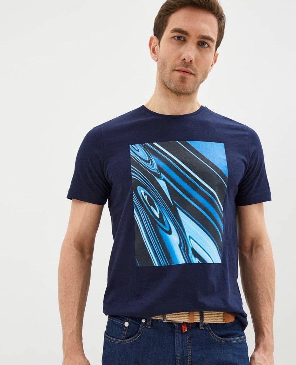 

Мужская футболка в синем цвете от Pierre Cardin, размер  (52200/3050, Мужская футболка в синем цвете от Pierre Cardin, размер S (52200/3050)