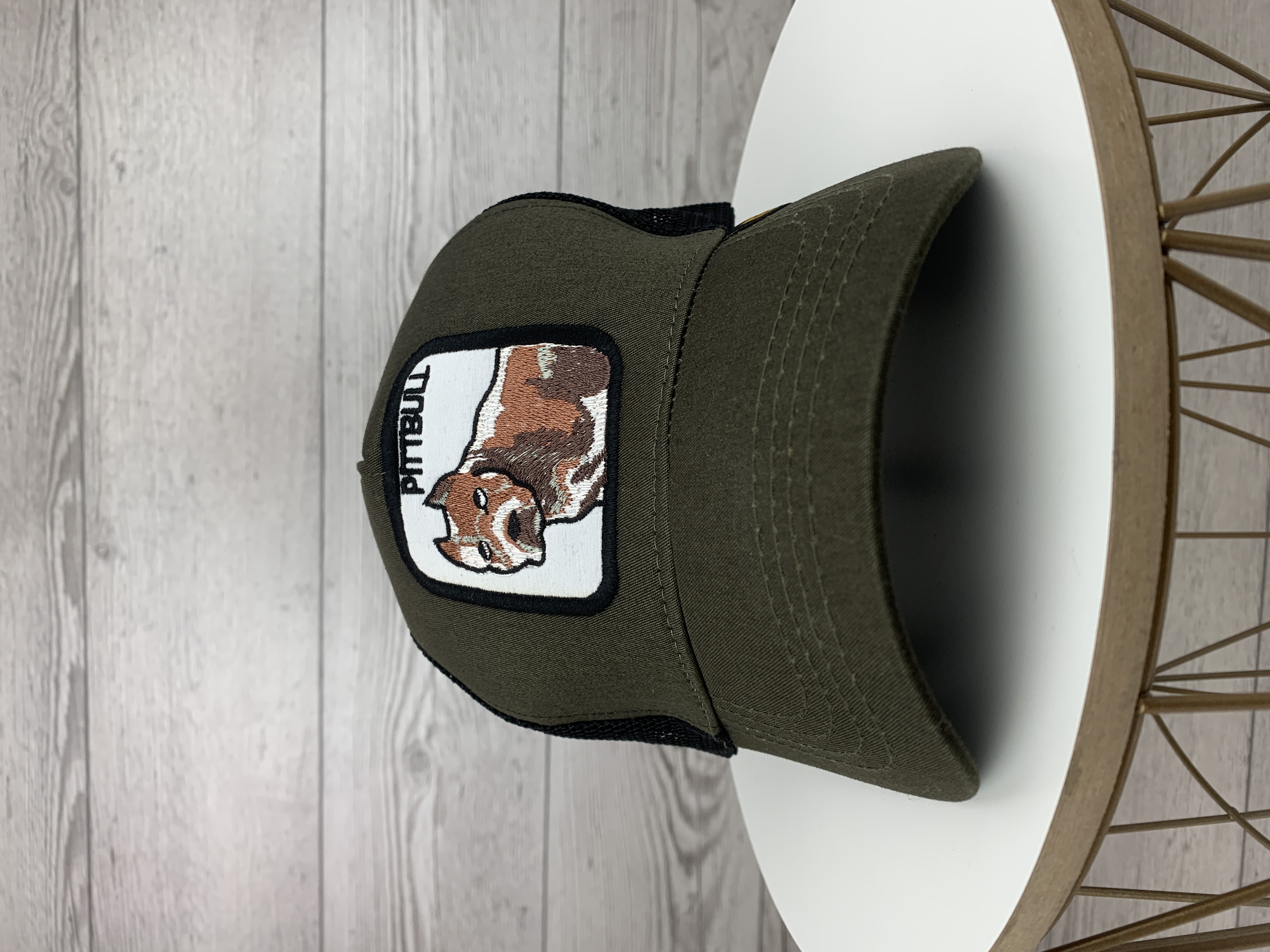 

Мужская кепка тракер Kos PITTBULL Black/khaki