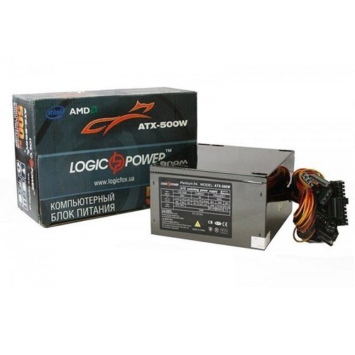 

Блок питания LOGICPOWER 500W FAN 12cm 4xSATA ATX Bulk