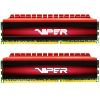 

Модуль памяти для компьютера DDR4 16GB (2x8GB) 3000 MHz VIPER4 Patriot (PV416G300C6K)