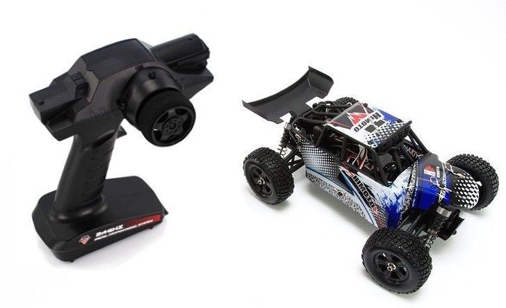 

Модель автомобиля на радиоуправлении песчаная Багги 1:18 Himoto Barren E18DBL Brushless RTR полный привод / бесколлекторный электродвигатель Black (E18DBL)