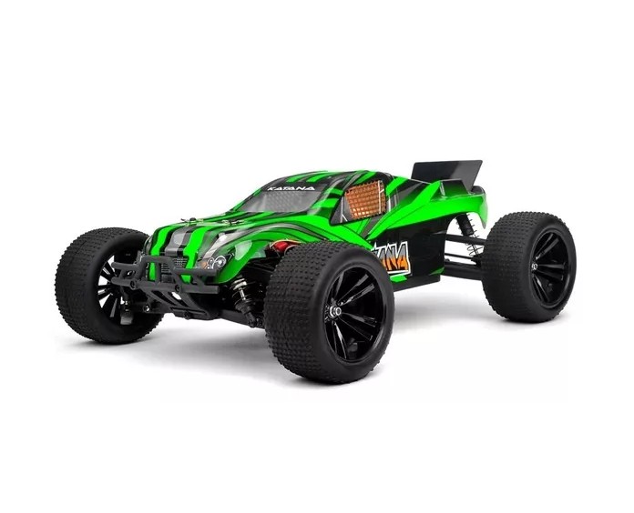 

Модель автомобиля на радиоуправлении Трагги 1:10 Himoto Katana E10XTL Brushless полный привод / бесколлекторная система / комплектация RTR Green (E10XTLg)
