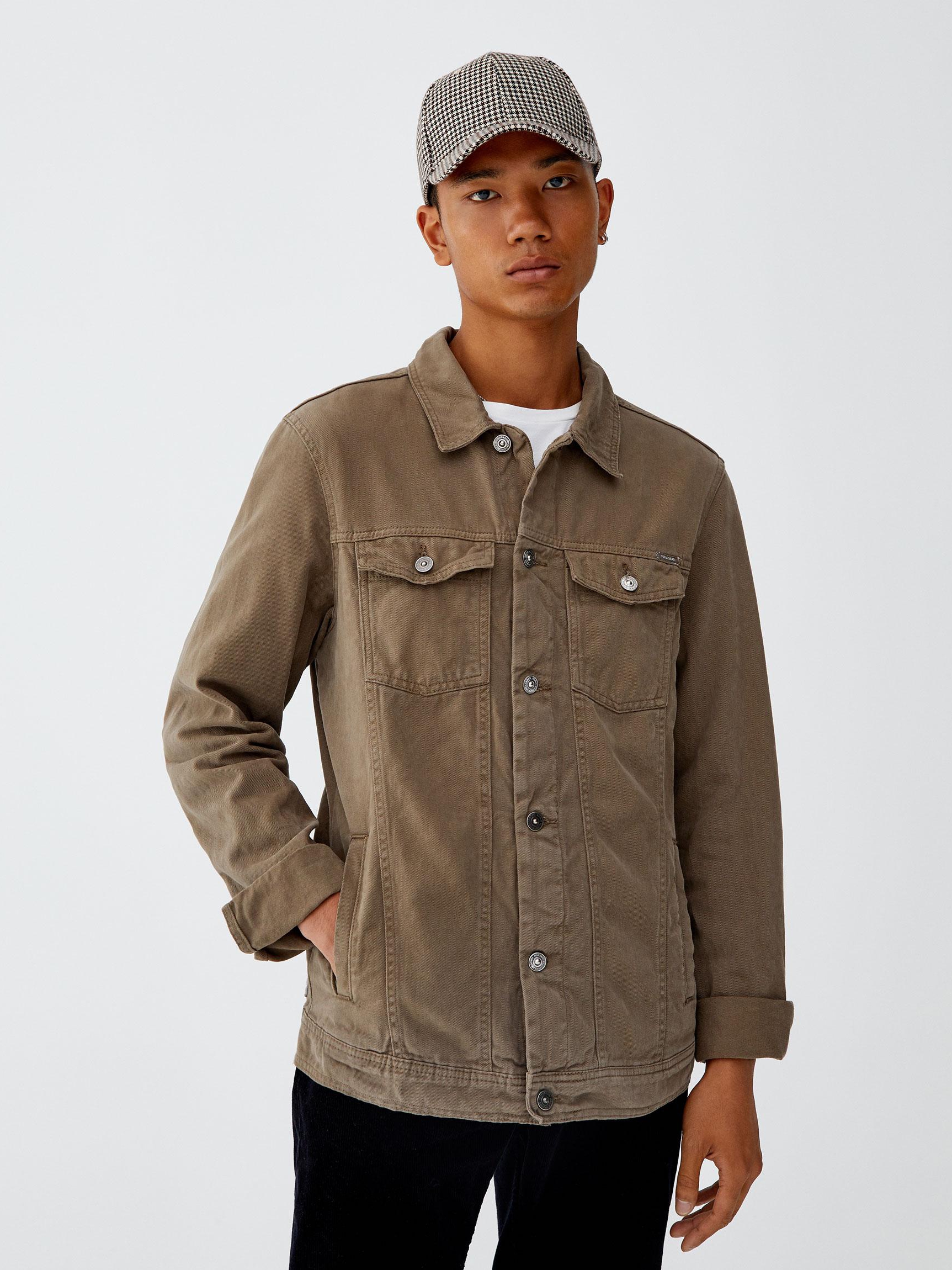 

Джинсовая куртка Pull & Bear 9712555737-ACYC S Хаки
