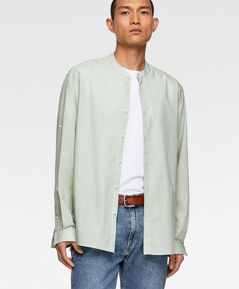 

Сорочка ZARA 6608333 L Зелений