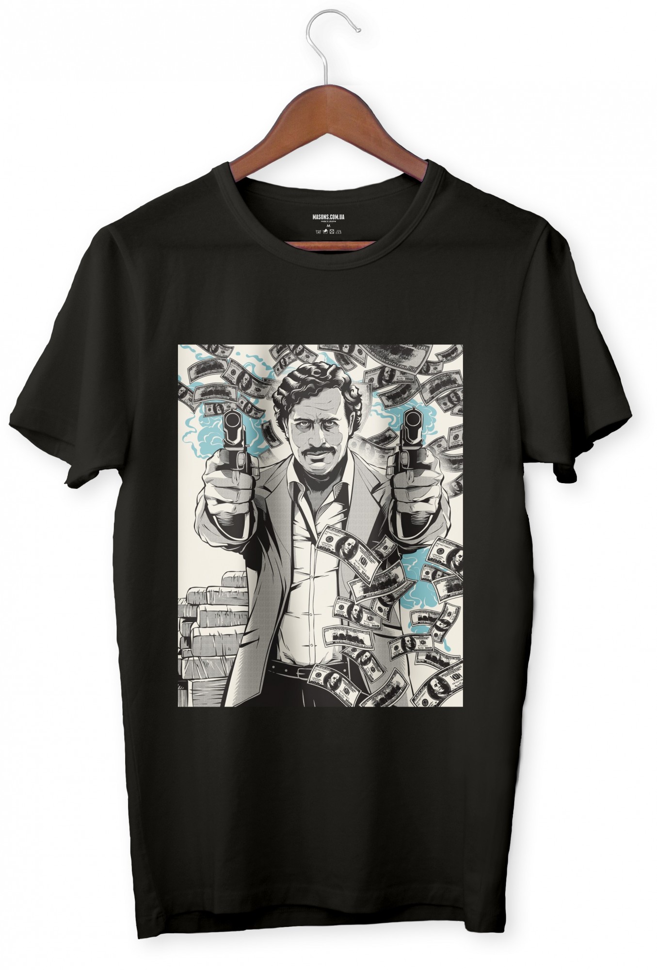 

Футболка Pablo Escobar 1 0010  Черная, Футболка Pablo Escobar 1 0010 S Черная