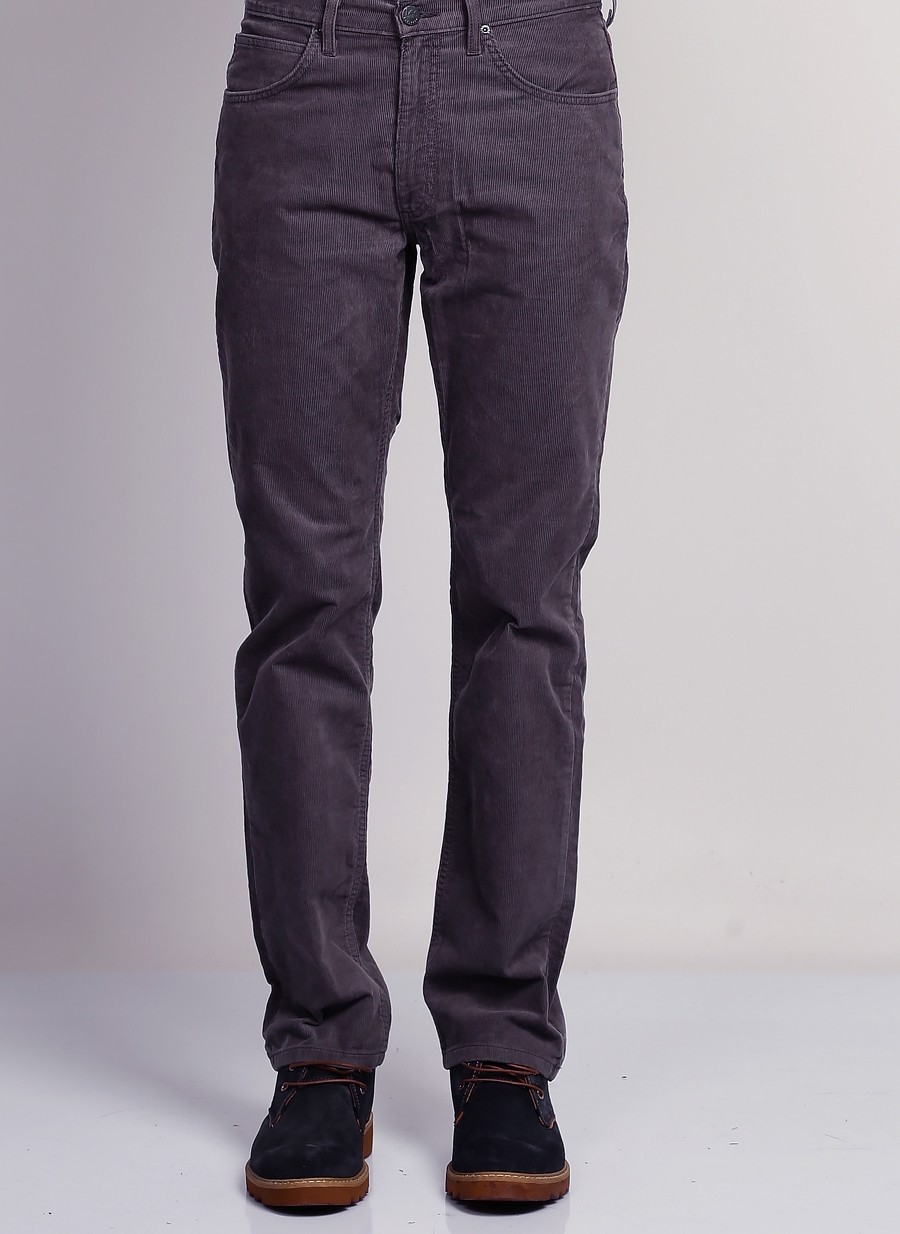 

Брюки вельветовые Lee Brooklyn Straight Regular Classic Straight Серый уголь 42-34