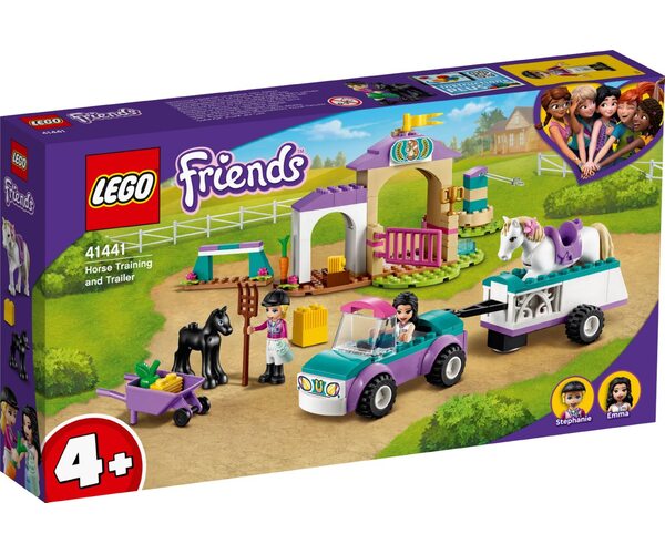 

Конструктор LEGO Friends Тренировка лошади и прицеп для перевозки (41441)