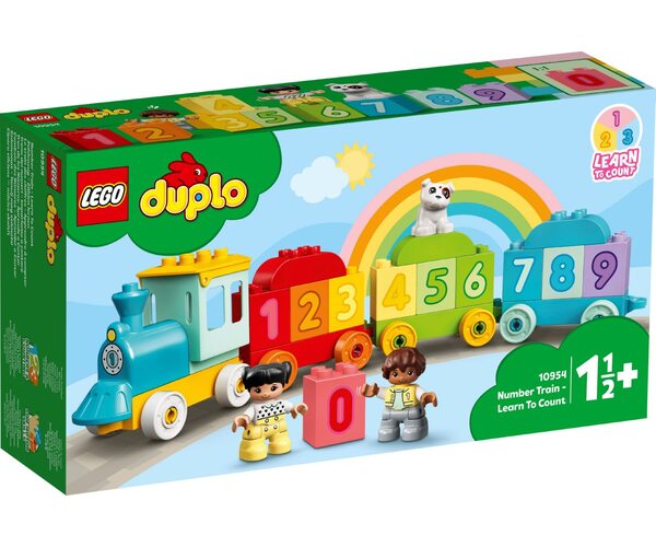 

Конструктор LEGO DUPLO Поезд с цифрами - учимся считать (10954)