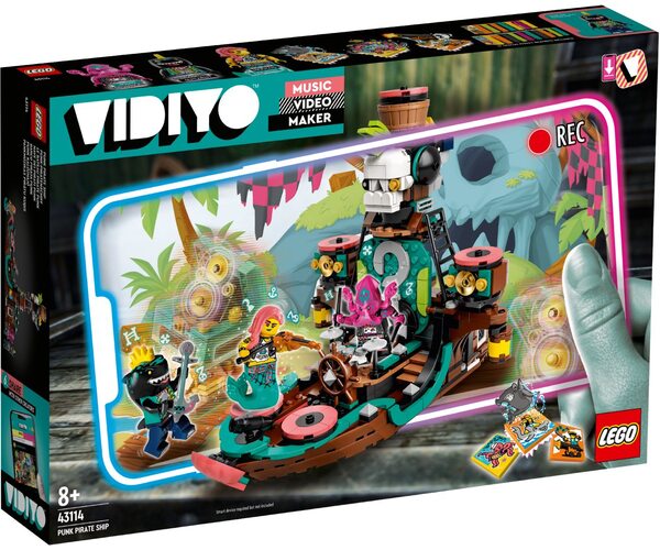 

Конструктор LEGO VIDIYO Корабль Пирата Панка (43114)