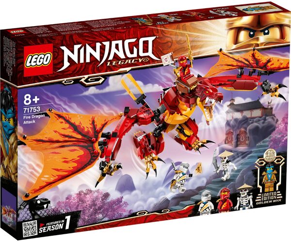 

Конструктор LEGO Ninjago Атака огненного дракона (71753)