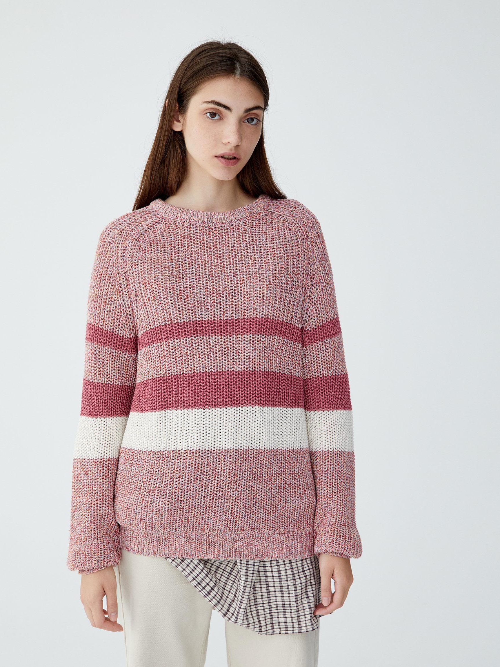 

Джемпер Pull & Bear 9559311620-AAWY M Разноцветный