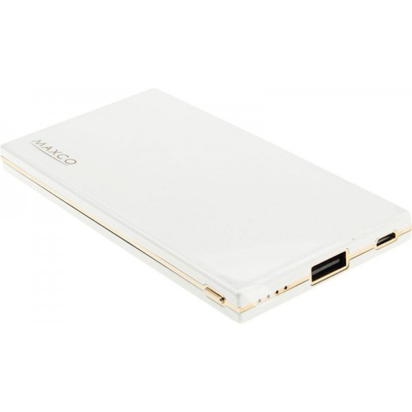 

Портативная батарея 8000 mAh, Maxco MM-8000 Matrix Power Bank Power IQ 2,1А Li-Pol 8000 mAh White