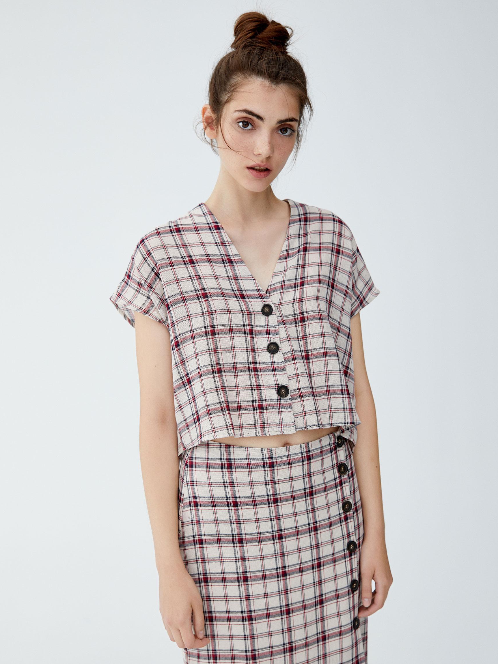 

Топ Pull & Bear 9471391712-ACSZ S Белый