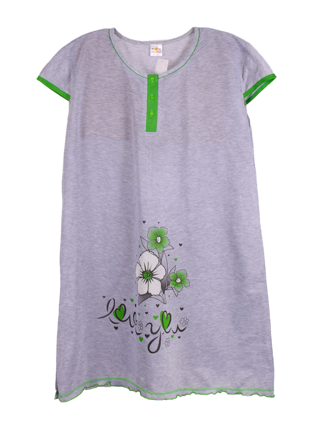 

Платье домашнее легкое с коротким рукавом NewFashion V84-2. Размер (6XL) 58-60