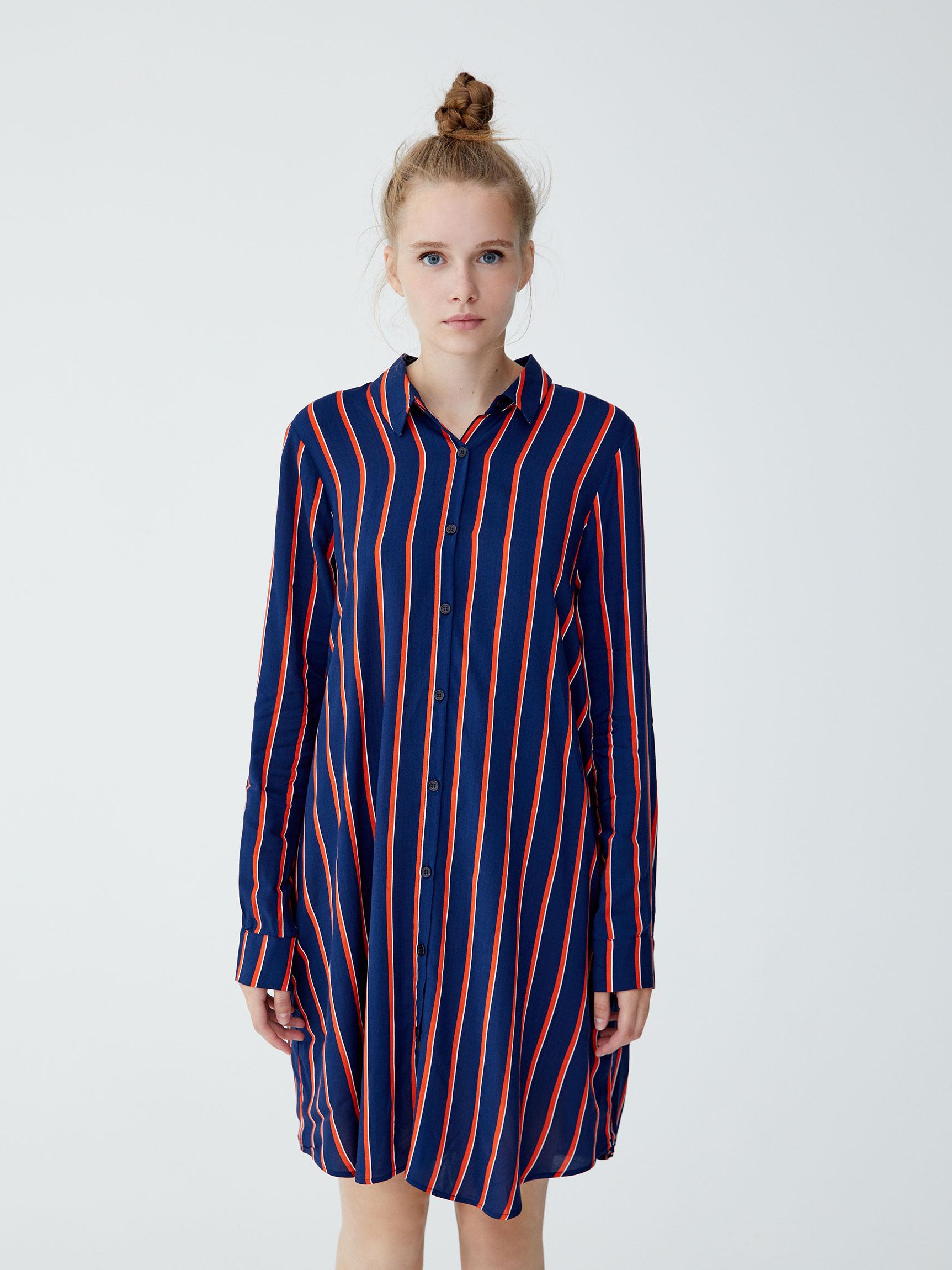 

Платье Pull & Bear 9471224400-ABBC S Синее