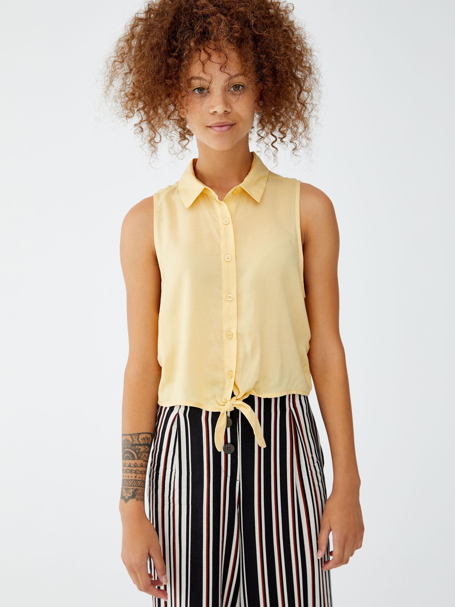 

Топ Pull & Bear 9471211300-ACUU M Желтый