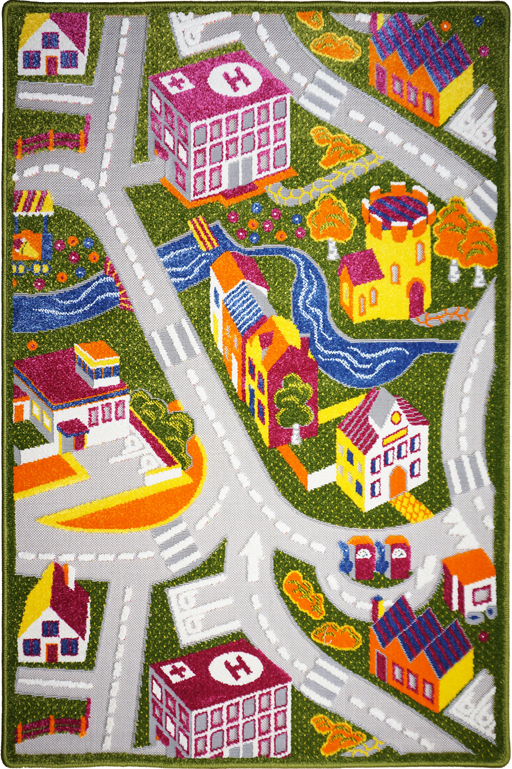 

Ковер Витебские Ковры Киндер Микс 51980 2х4 м. Прямоугольник Зеленый