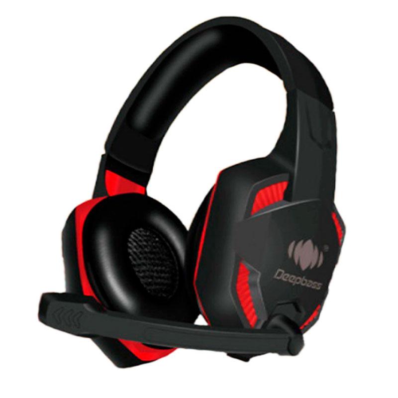 

Игровые наушники Deepbass X12 Gaming с микрофоном проводные Black/Red (DX12)