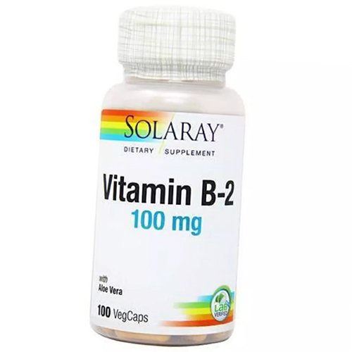 

Рибофлавин, Vitamin B-2 100, Solaray 100вегкапс (36411072)