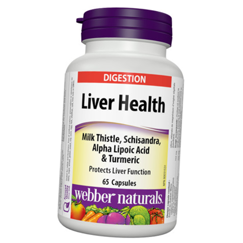 

Здоровье печени, Liver Health, Webber Naturals 65капс (71485011)