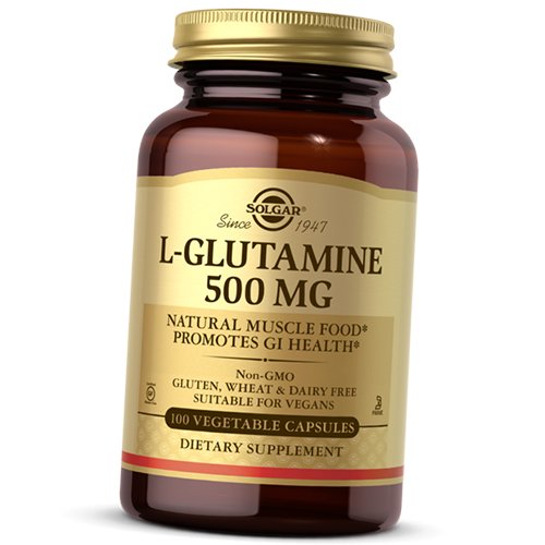 

Глютамин, L-Glutamine 500, Solgar 100вегкапс (32313002)