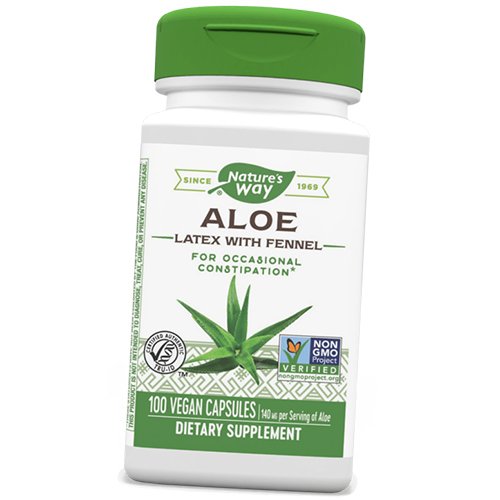 

Алоэ и Семена фенхеля, Aloe, Nature's Way 100вегкапс (71344075)