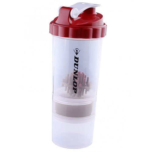 

Шейкер спортивный Fitness shaker bottle D35847 Dunlop 550мл Красный (09518001)