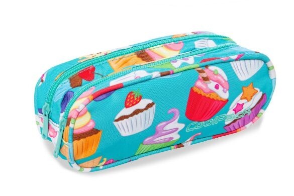 

Пенал школьный без наполнения CoolPack Clever Cupcakes 2 отделения Разноцветный (A65203)