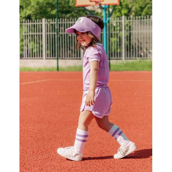 

Гольфы детские белые с сиреневыми полосками EvgaKids 48215 16-18 см