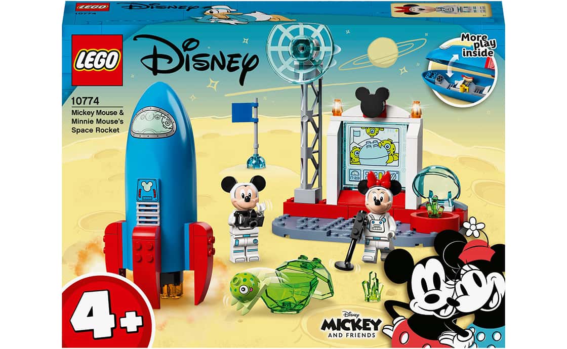 

Конструктор LEGO Космічна ракета Міккі Мауса та Мінні Маус 88 деталей (10774)