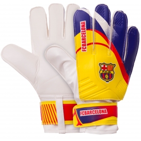 

Перчатки вратарские р-р 10 FB-0187-7 BARCELONA Желтый-синий (SKL02664)