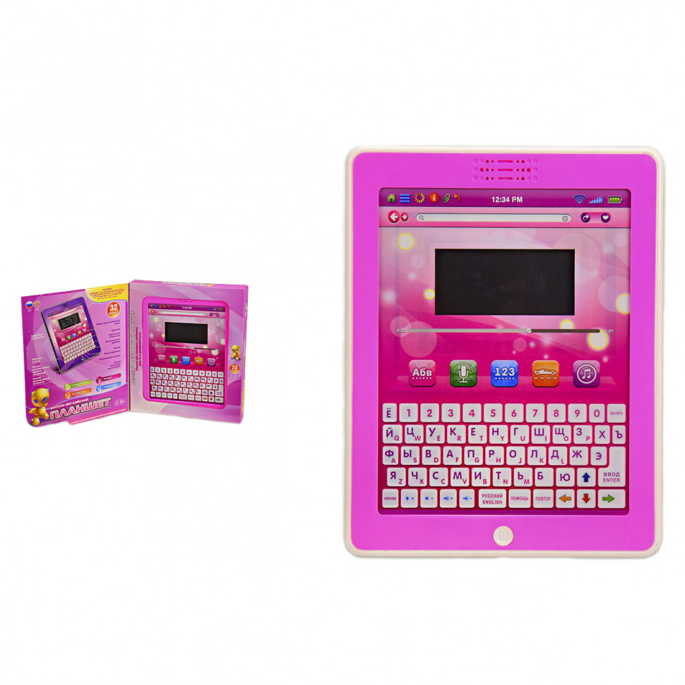 

Детский развивающий планшет Play Smart 7243 розовый