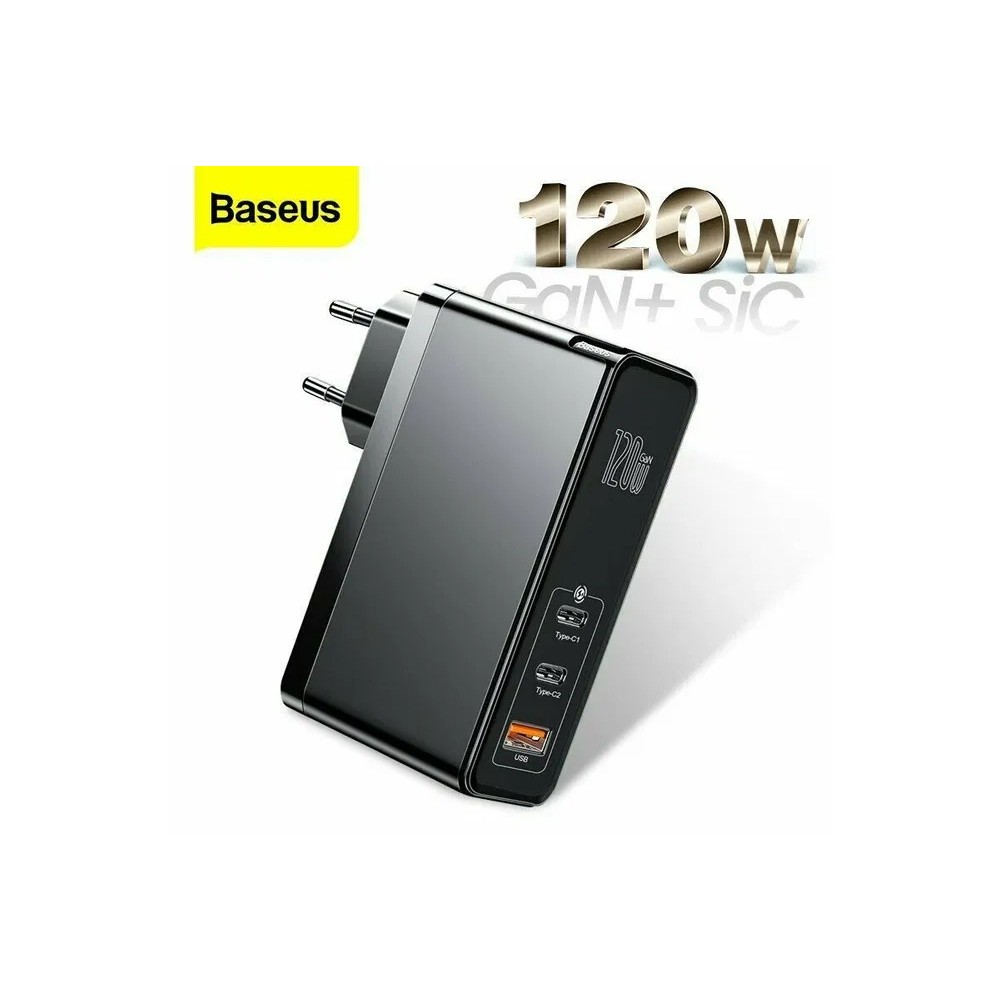 

Сетевое зарядное устройство Baseus GaN2 Pro 120w black